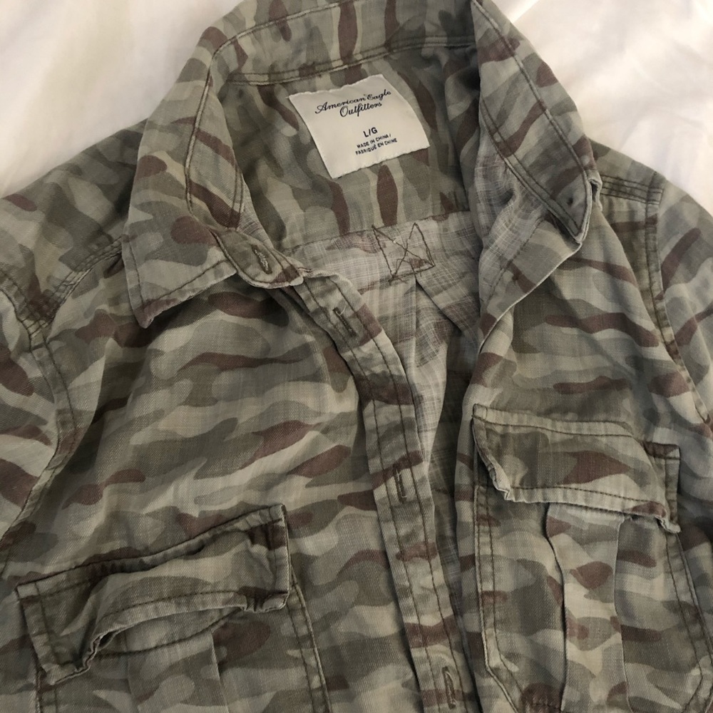 American Eagle Camo Shirt